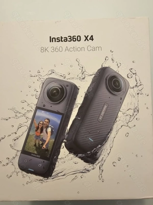 Insta360 X4 Action Kamera, 4.Generation mit Karbon-Stick