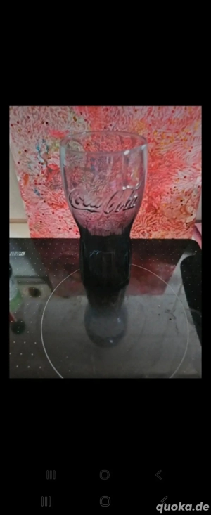 Coca Cola Glas schwarz