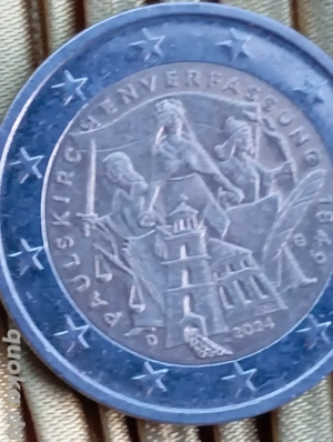 2 Euro. 2024 g Paulskirchen Verfassung 