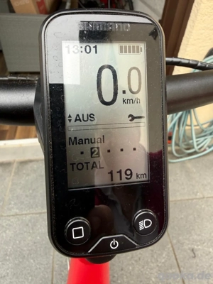 Fahrrad rot Pedelec rot