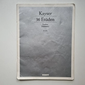 Kayser 36 Etüden Violine (Hamann) Schott