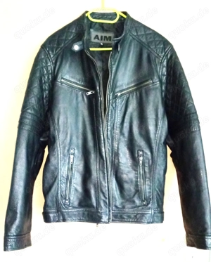 Lederjacke, schwarz Gr. 52   XL !