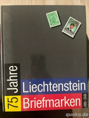 75 Jahre Liechtenstein Briefmarken 1912-1987 Buch (26366) 