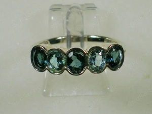 NEU: Ring Größe 18 - 56,5 585 Gold Indigolith Turmalin