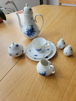 Kaffeeservice "Rosenthal Romance in blau"