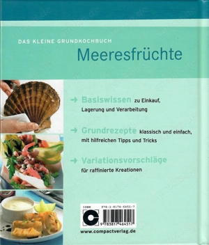 Das kleine Grundkochbuch Meeresfrüchte neu Rezepte Basiswissen Bild 2