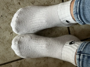 Getragene Socken Slips Bild 2