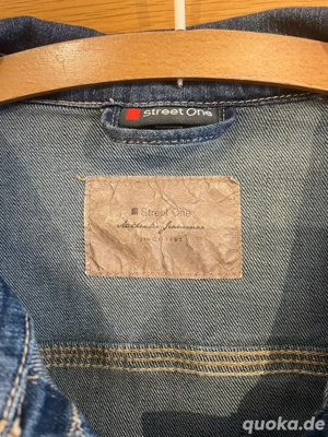 Blaue Jeansjacke von Street One, Größe 42 Bild 2