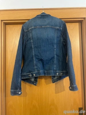 Blaue Jeansjacke von Street One, Größe 42 Bild 4