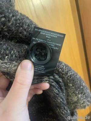Braune Strickjacke von Taifun, Größe 44, Ersatzknopf Bild 4