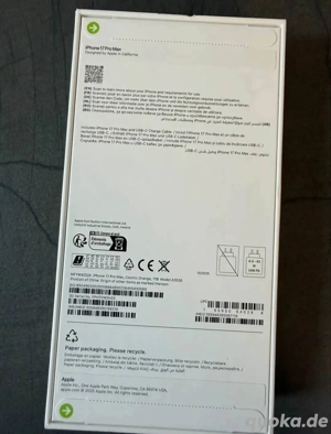 I Phone 17 Pro Max Neuwertig 