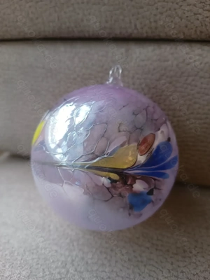 Glaskugel Ornament zum Aufhängen - Fensterdekoration