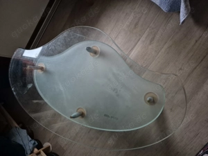 Couchtisch aus Glas günstig zu verschenken