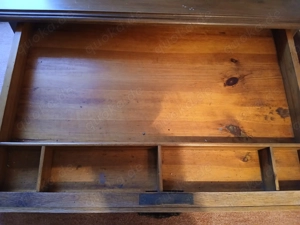 Antiker Sekretär Aufsatz   Kommodenaufsatz um 1900   Massivholz Bild 8