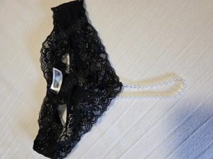 Perlenstring  String Tanga mit Perlen  Bild 2