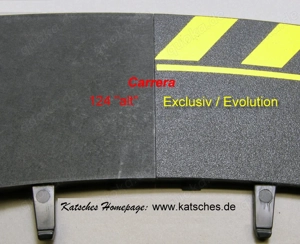 Randstreifenübergang Steilkurve auf breit Carrera Exclusiv 20600 a.f Digital , Evolution OVP Bild 2