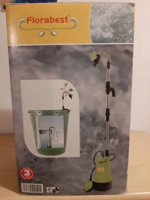 Neue Regenfasspumpe Florabest FRP 450 7 OVP