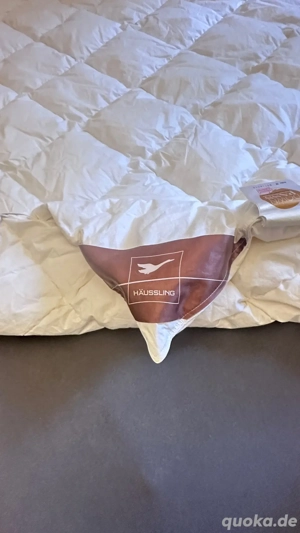 Häussling Dauneneinziehdecke 155 x 200 cm   leichte Wärmeklasse, fast wie neu