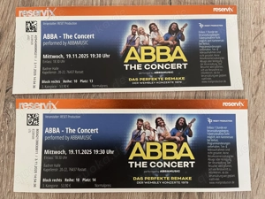 Ticket  Karten  ABBA    2 Karten