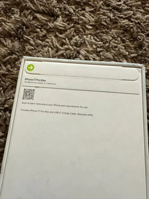 I Phone 17 Max Pro in schwarz neu orginal verpackt rechnung serienummer vorhanden