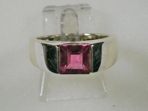 Ring Größe 16 - 50 585 Gold mit PINK TURMALIN