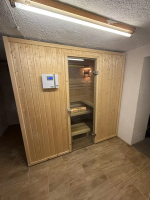 Finnische Sauna  Koll Compact  mit Farbbeleuchtung