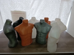 8 Schaufensterpuppen, nur Oberkörper, Torso, 