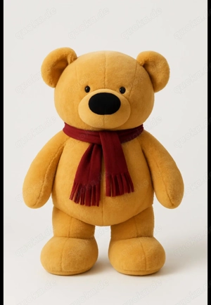 XXL Teddybär gelb stehend 