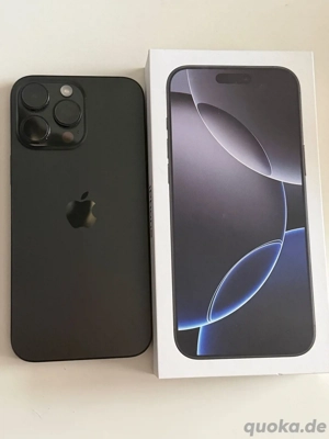 I Phone 16 Pro Max Black Titanium 256GB