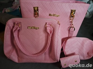 handtaschen set pink 