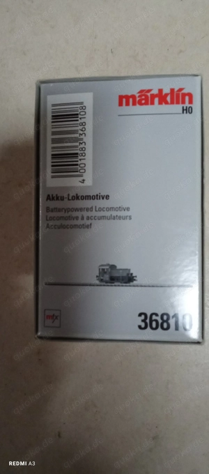 Märklin Akku-Lokomotive 36810