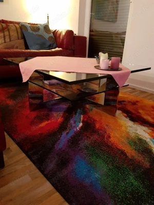 Zu verschenken: Design-Couchtisch Glas