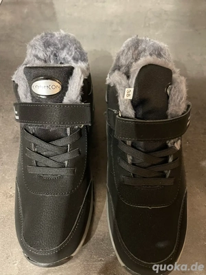 Schwarze Winterstiefetten Grösse 38