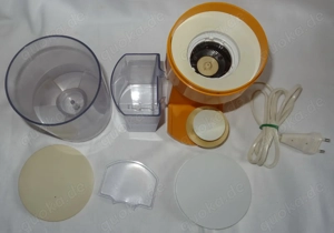  D Krups Kaffeemühle 221 Vorratsbehälter stufenlose Einstellung gelb Vintage Getreidemühle sehr gut 