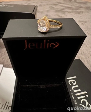 Verlobungsring Gold OVP 925 Silber