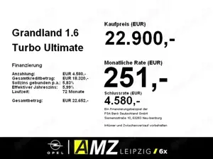 Opel Grandland 1.6 Turbo Ultimate 4 *HU/AU neu* Bild 2