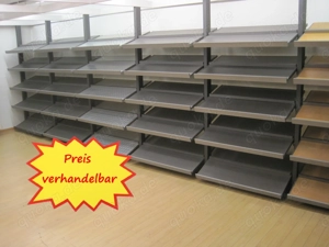 15 lfd. Meter Regalanlage   84 Fachböden