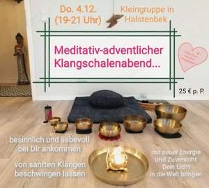 Entspannung und Meditation mit Klangschalen (Kleingruppe)