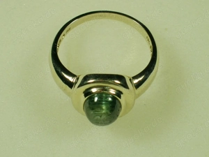 NEU: Ring Größe 19 - 60 585 Gold mit Katzenaugen-Turmalin Bild 5
