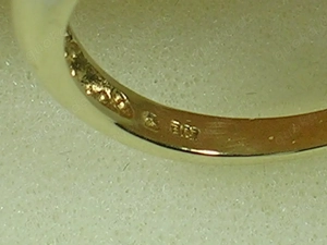 NEU: Ring Größe 19 - 60 585 Gold mit Katzenaugen-Turmalin Bild 8