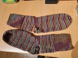 Wollsocken handgestrickt in Größe 39 (90)