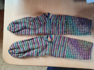 Wollsocken handgestrickt in Größe 39 (114)