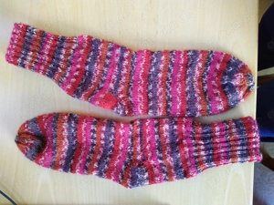 Wollsocken handgestrickt in Größe 38 (30)