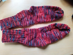 Wollsocken handgestrickt in Größe 36 (45)