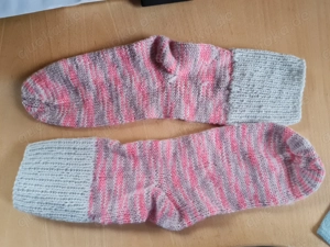 Wollsocken handgestrickt in Größe 38 (56)