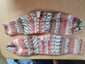 Wollsocken handgestrickt in Größe 38 (126)