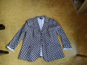  Damenblazer schwarz-weiss, Größe 48