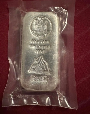 Silberbarren 500Gramm 999er Feinsilber
