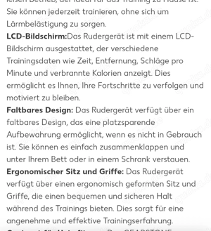 Rudergerät neuwertig  Bild 7