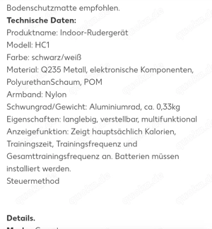 Rudergerät neuwertig  Bild 8